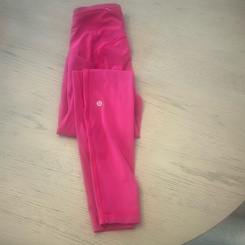 Size 2 pink Lululemon leggings